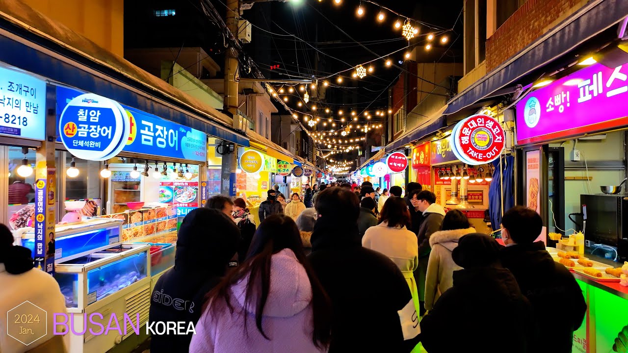 Haeundae and Haeridan-gil walk &bull;[4k] Busan, Korea