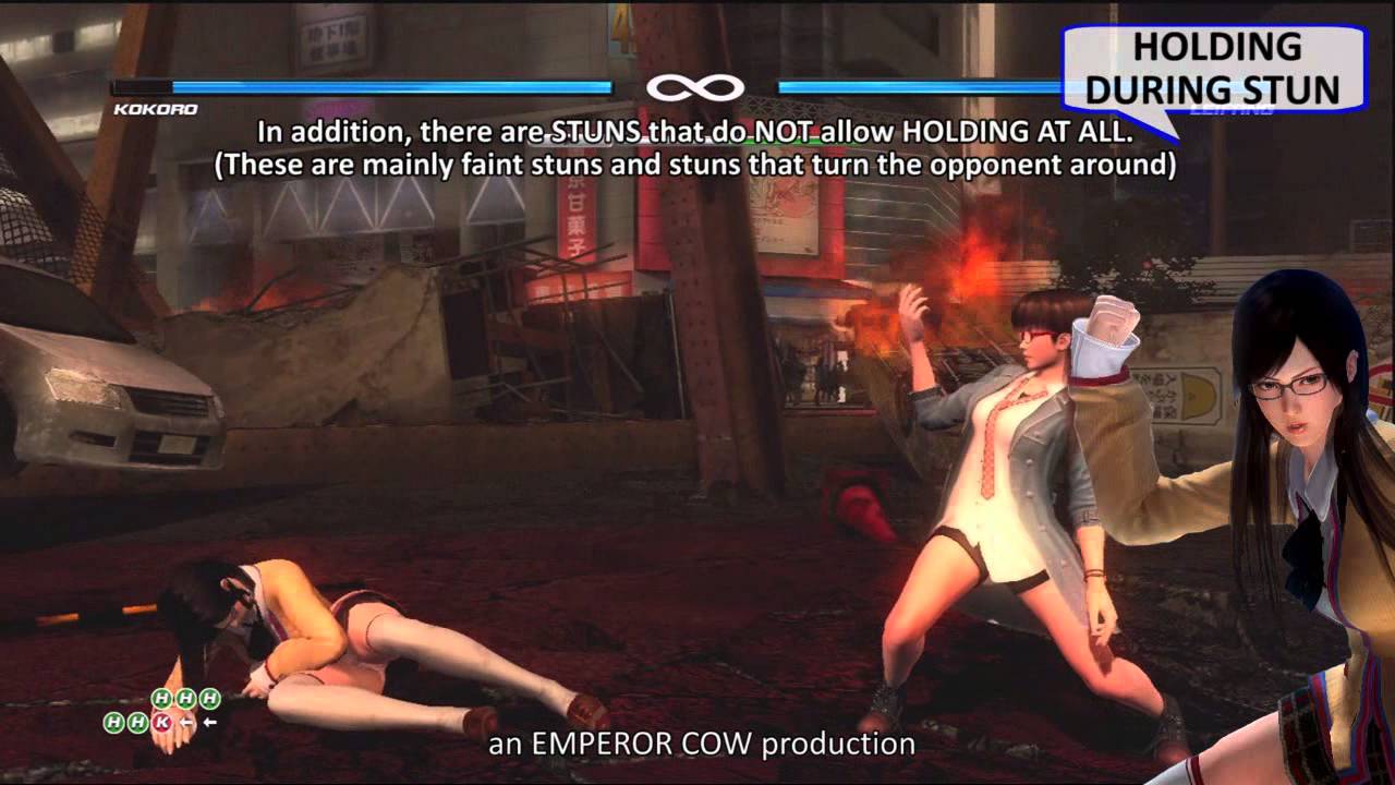 THE DEAD OR ALIVE 5 TUTORIAL - 08 - DEALING WITH STUNS (Feat. Vanessa)