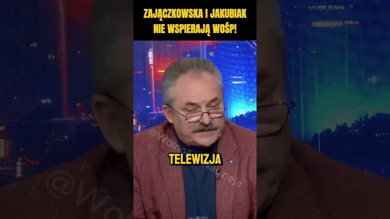 ZAJĄCZKOWSKA I JAKUBIAK NIE WSPIERAJĄ WOŚP #konfederacja #zajączkowska #jakubiak #wośp #owsiak #pis