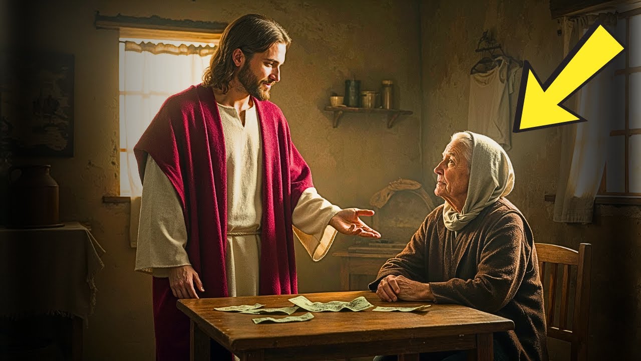 UNA VIUDA DE 70 AÑOS CON SOLO 2 DÓLARES LE DIO REFUGIO A UN HOMBRE… ERA JESÚS EN FORMA HUMANA