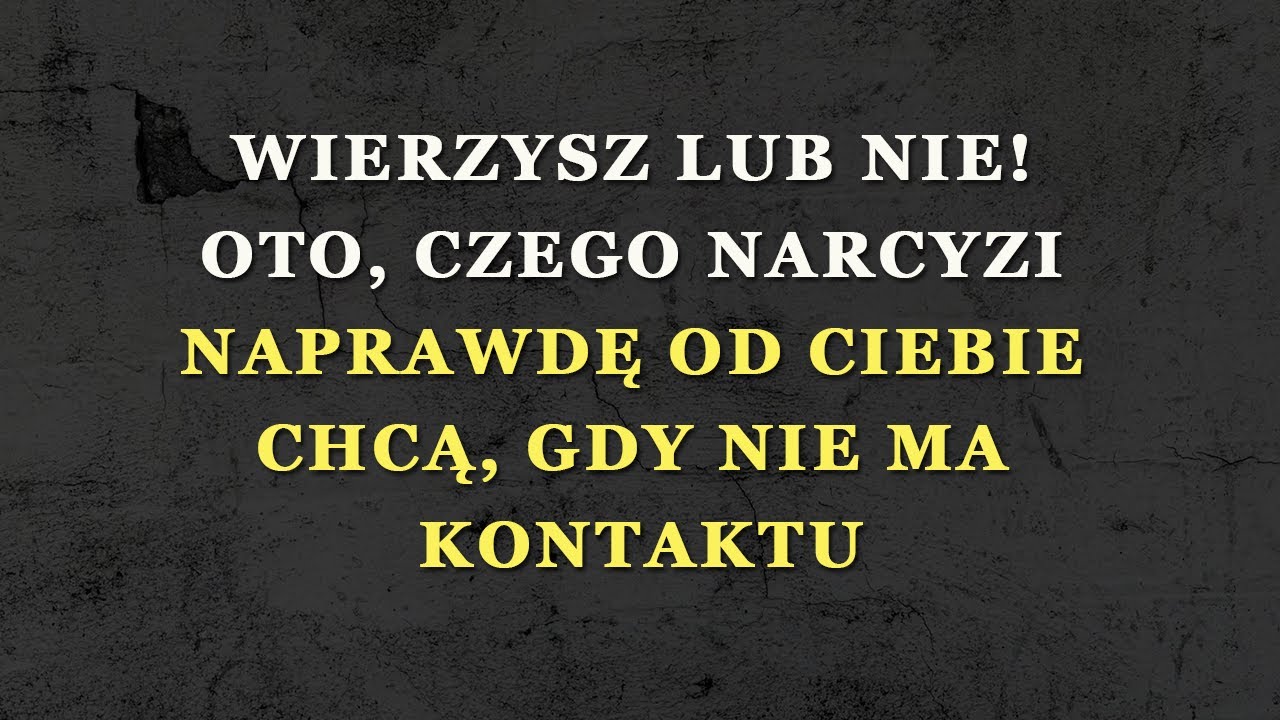 Czego narcyz tak naprawdę potrzebuje, gdy znikasz z jego życia