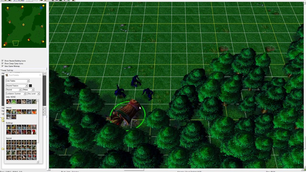 Making a warcraft 3 map: Warcraft 3 the frozen throne