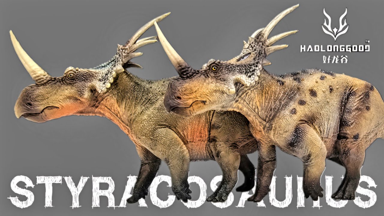Haolonggood 1:35 Styracosaurus Review!!! Both versions!!!