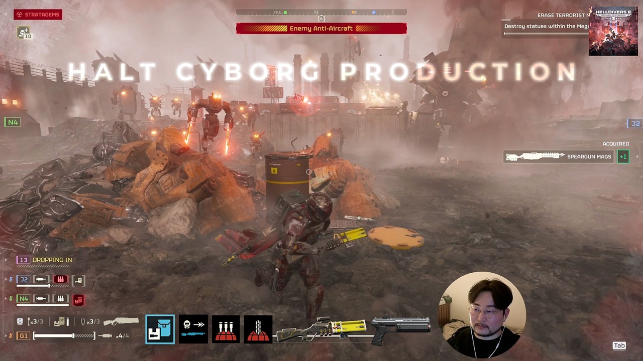 Cyberstan Diff 10 Spear Meta | Helldivers 2 (오토마톤 작살총 메타) #002