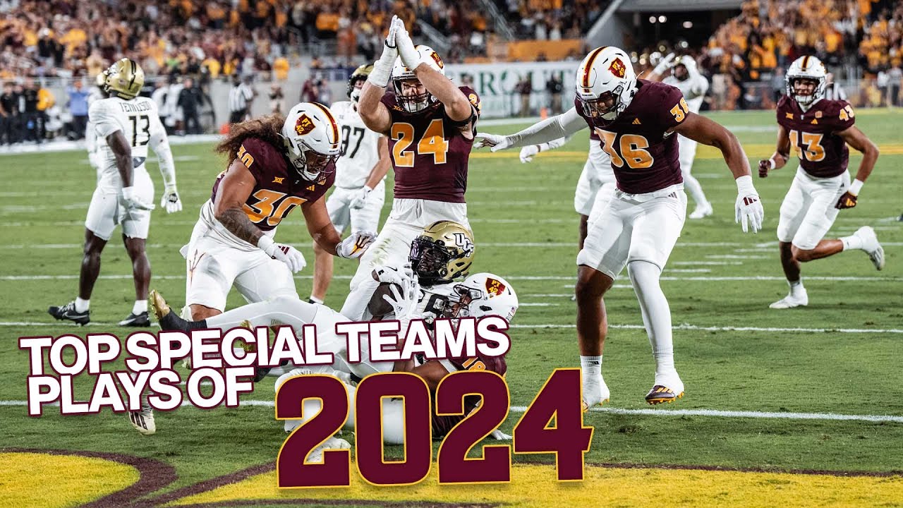 Sun Devil Football Top Special Teams Plays of 2024