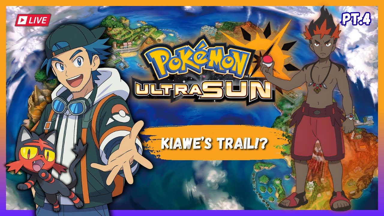 Rematching Kiawe! 🔥 Akala Island | Pokémon Ultra Sun Live Playthrough – Episode 4
