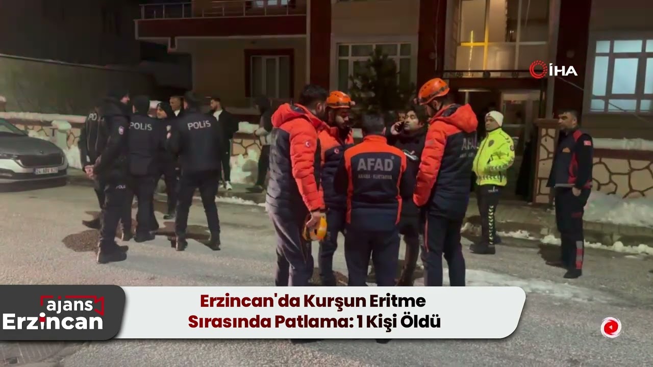 Erzincan'da Kurşun Eritme Sırasında Patlama: 1 Kişi Öldü