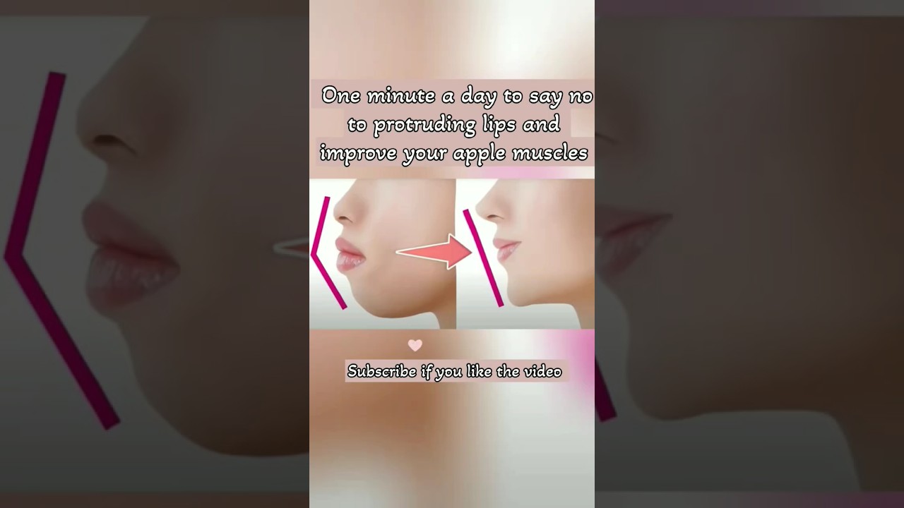 💕🤫📛anti-aging face yoga and smile lines, thicker mouth💅☑️#exercise#burnfat#faceexercise#mouth#shorts