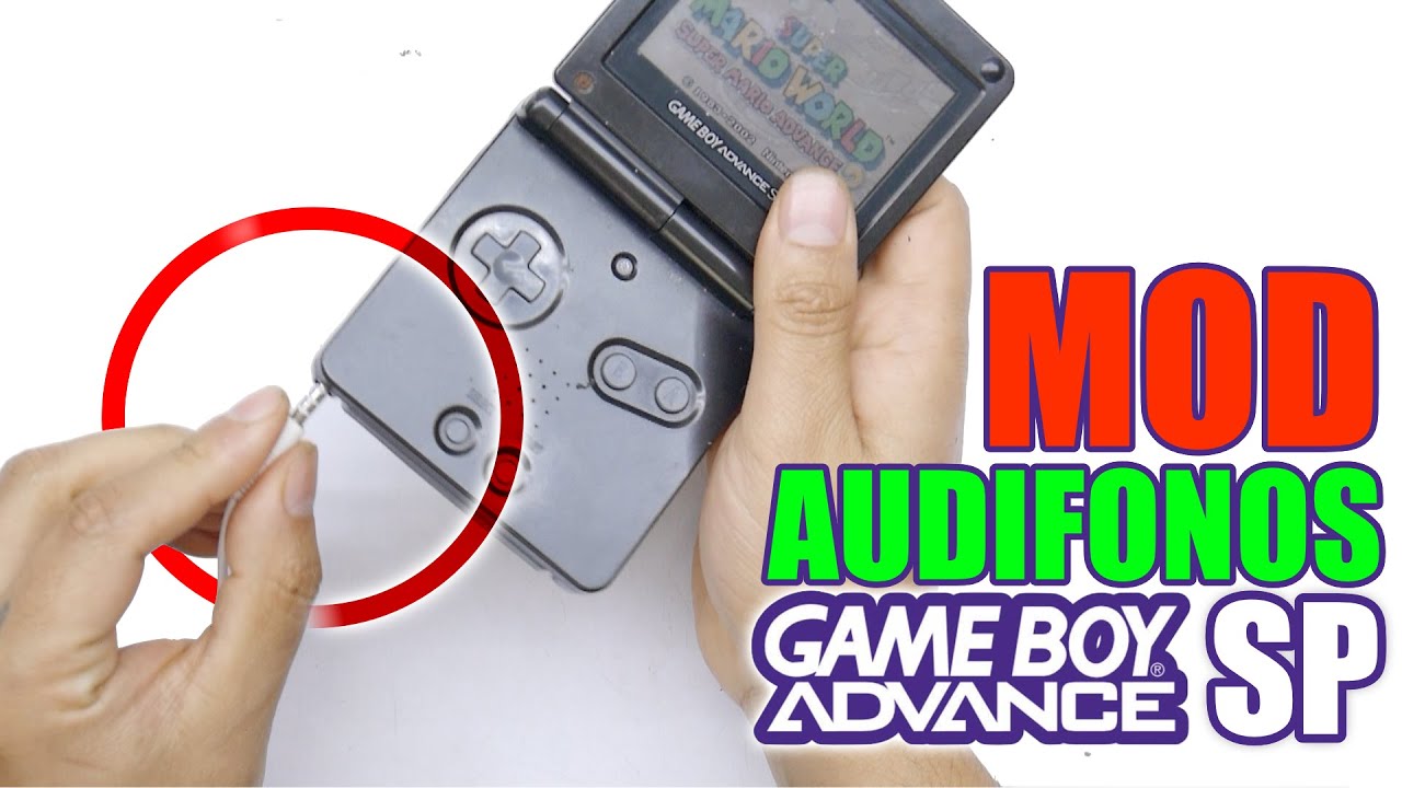 USAR AUDIFONOS EN GAMEBOY ADVANCE SP
