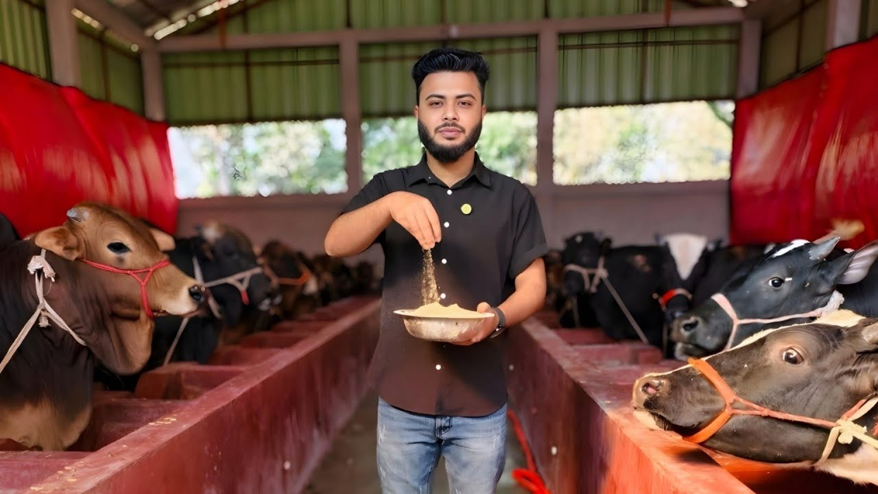 এটাই আমাদের গরু মোটাতাজা করার গোপন খাবার রেশন।