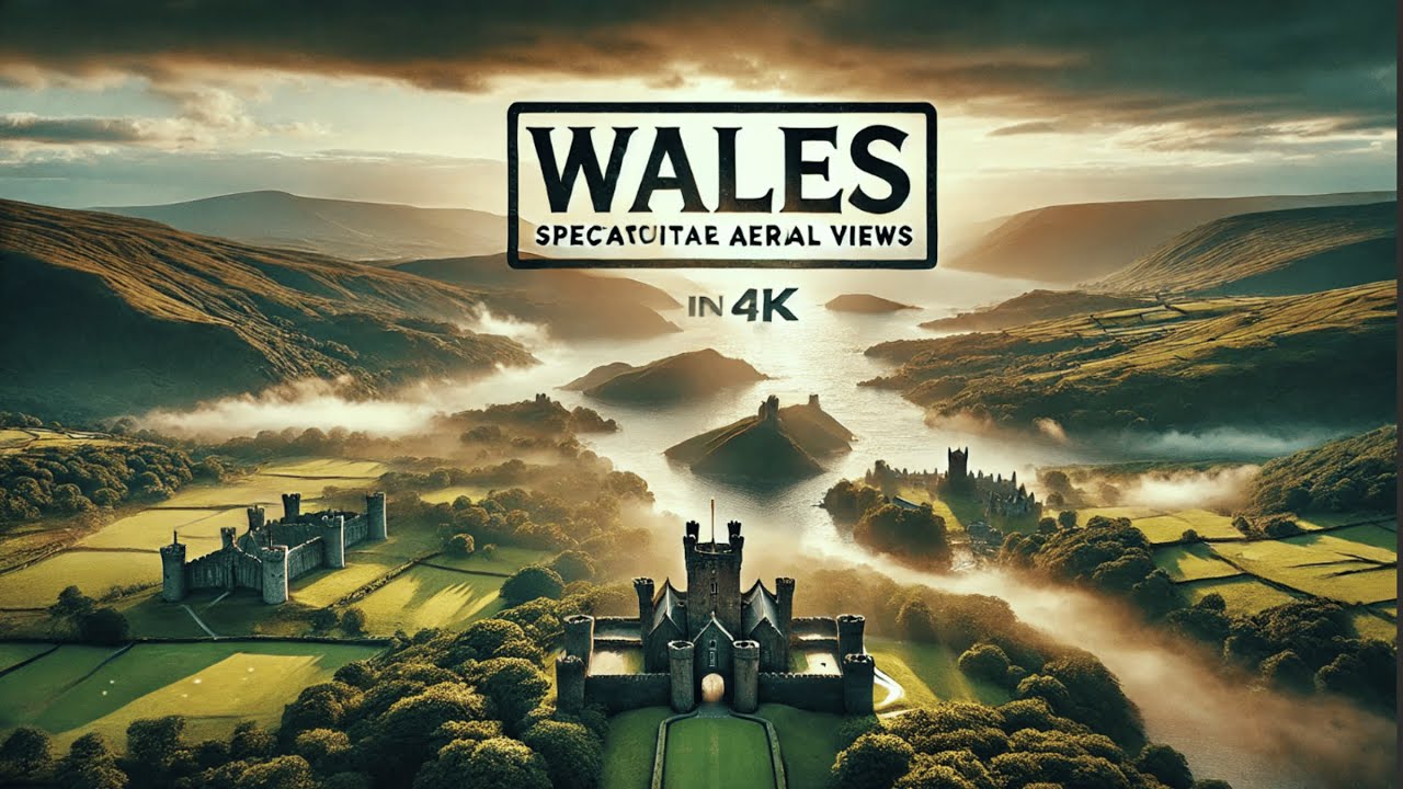 Wales   Spectacular Aerial Views in 4K Drone Footage