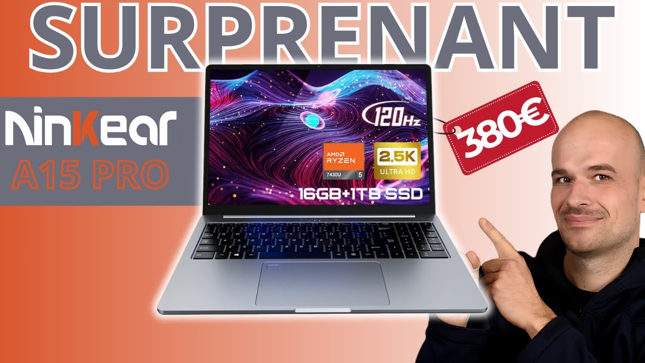 Cet ORDINATEUR PORTABLE pas cher est POLYVALENT ( je suis surpris) - NinKear A15 PRO