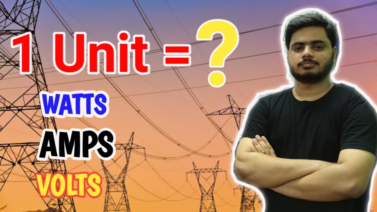 How To Calculate UNITS|  WATTS, AMPS,VOLT| தமிழில்