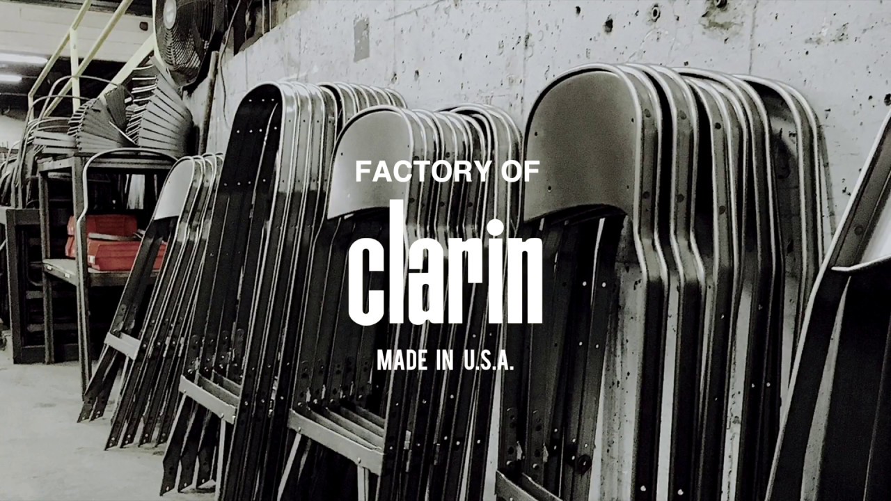 From Steel Sheet Coil to Clarin Folding Chairs