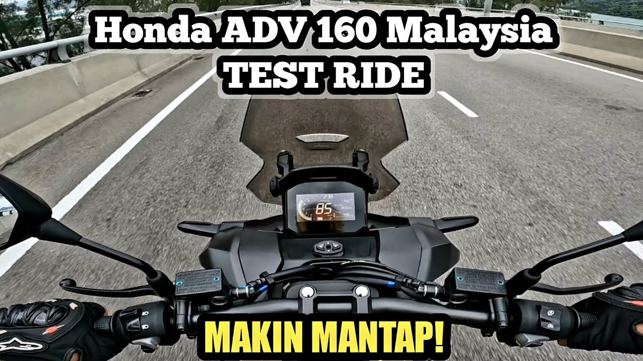 Honda ADV 160 2023 Malaysia | TEST RIDE