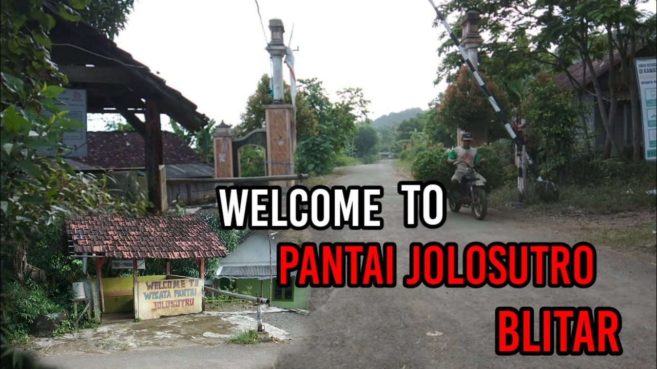 perjalanan menuju ke pantai jolosutro blitar