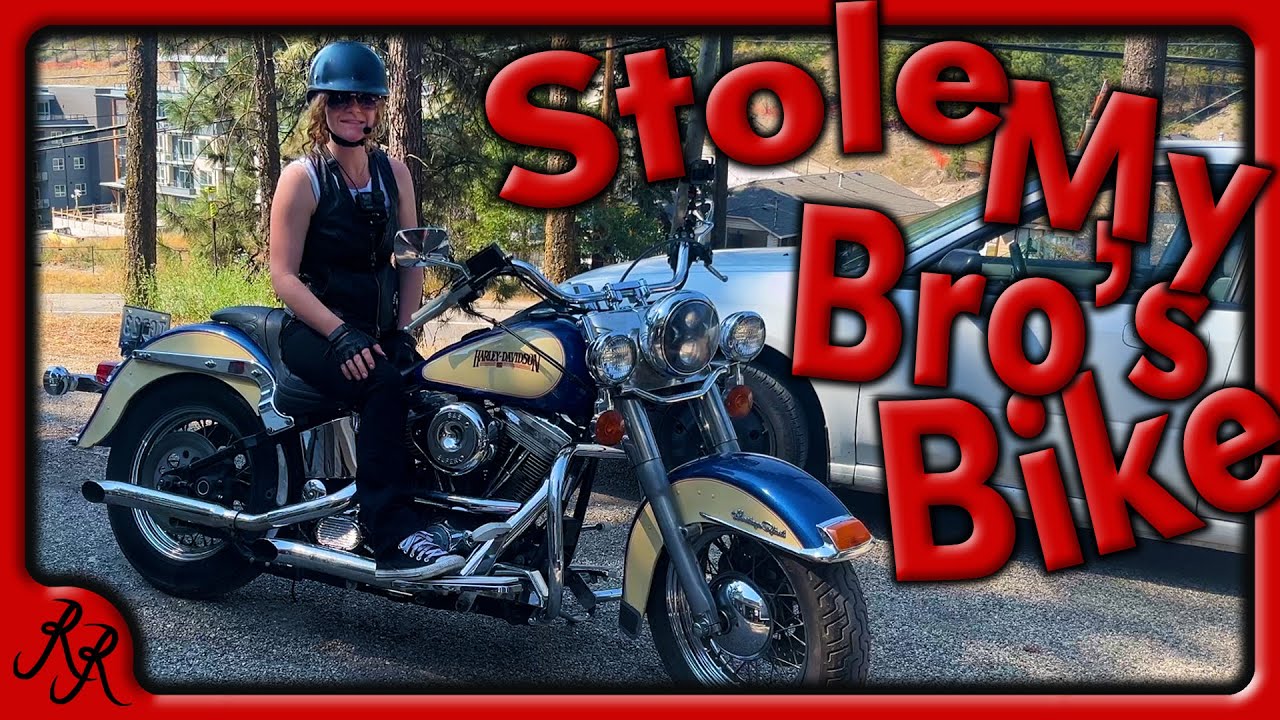 I Took My Brothers 1987 Harley Heritage FLST For a Ride