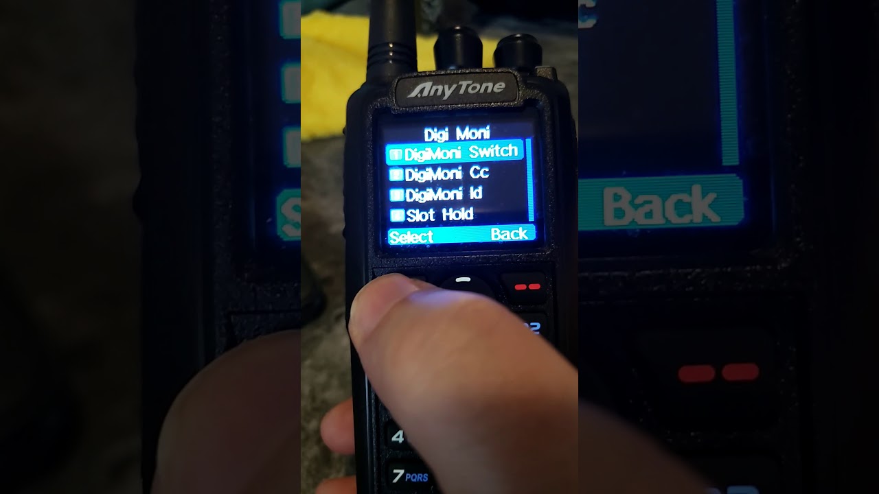 Anytone 878 Promiscuous Mode settings