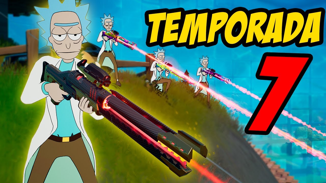 RICK llega con ARMAS ROTÍSIMAS 🔥 [Fortnite Temporada 7] c/Hiper, Roier, C3jo y Dorkan