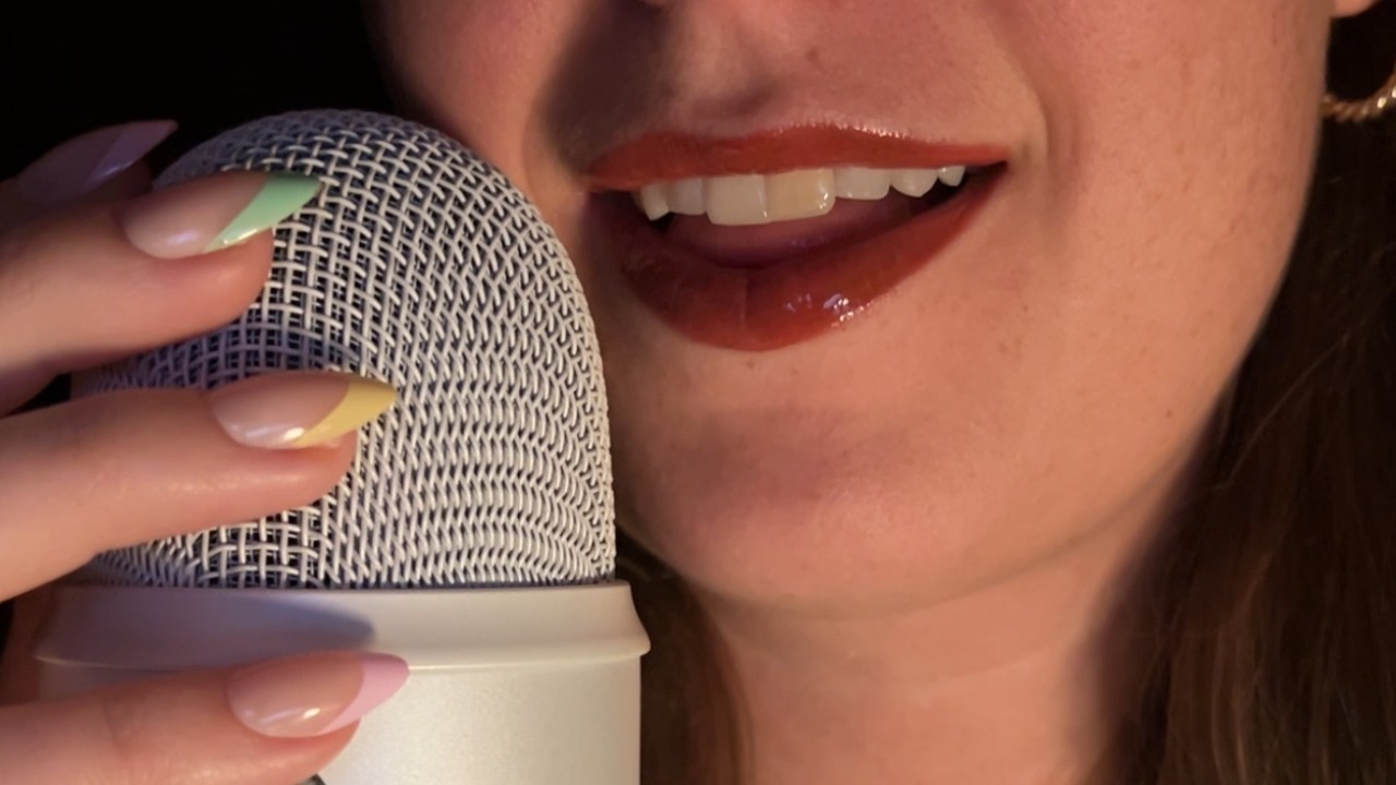 ASMR delicate mouth sounds