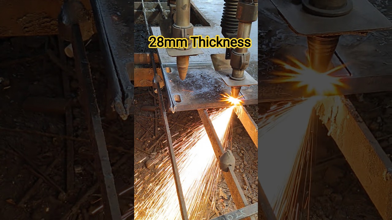 28mm Cutting With Oxyfule Machine 