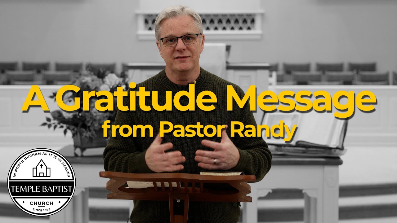 A Gratitude Message