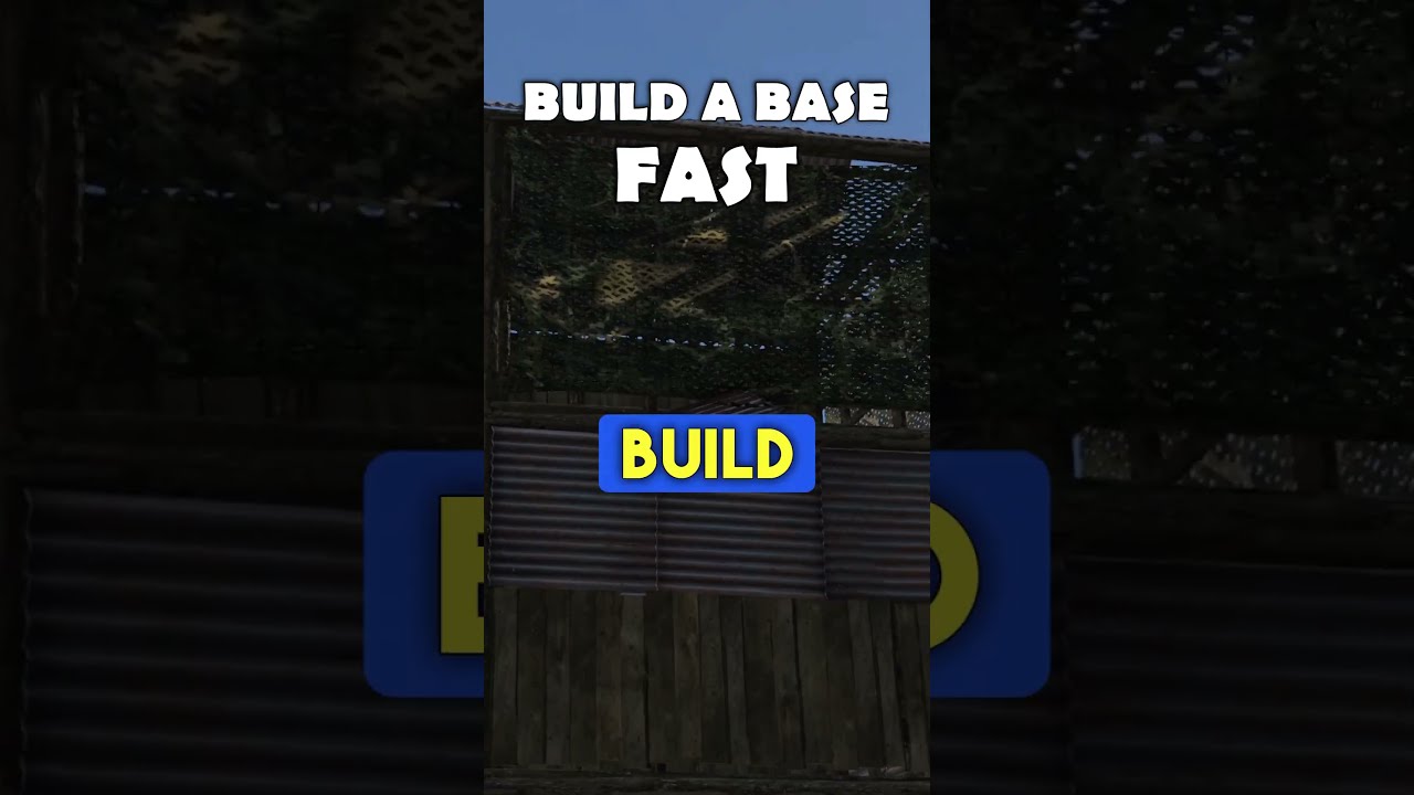 DayZ: How to Build A Base FASTER ⚒️