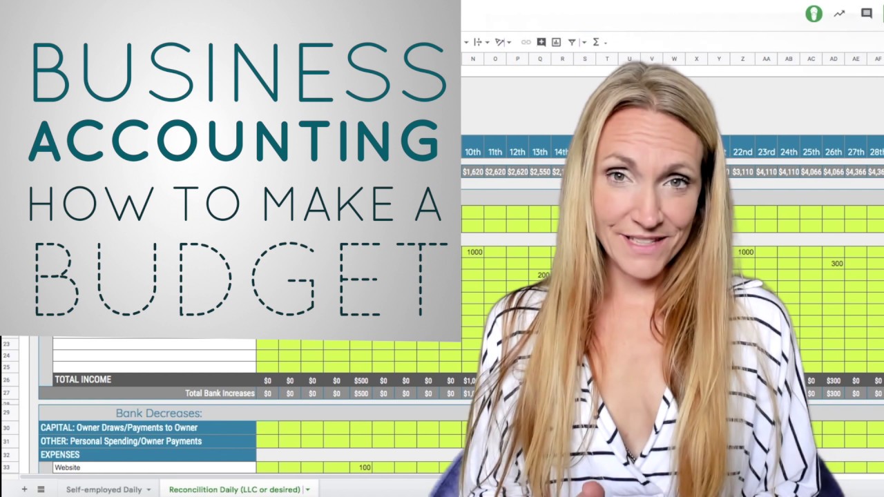 Business Accounting How to Create a Budget *SIMPLE*