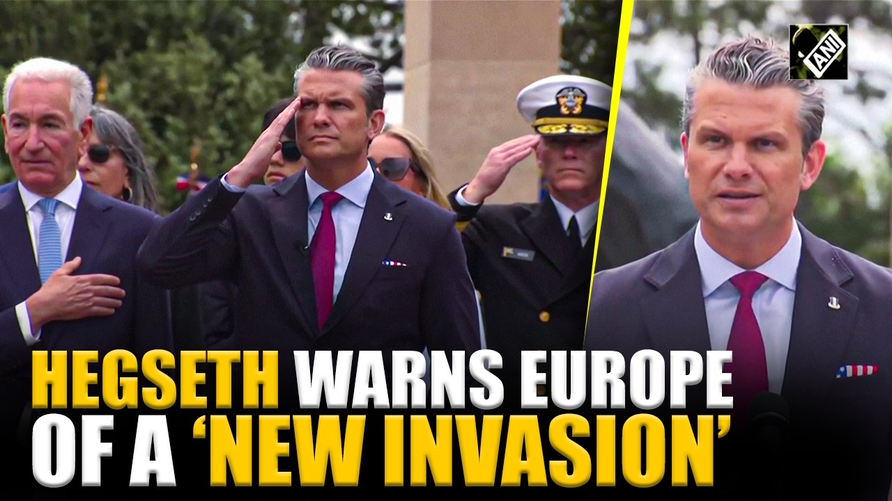 Hegseth flags rising migration, warns Europe to take action in explosive D-Day speech from France