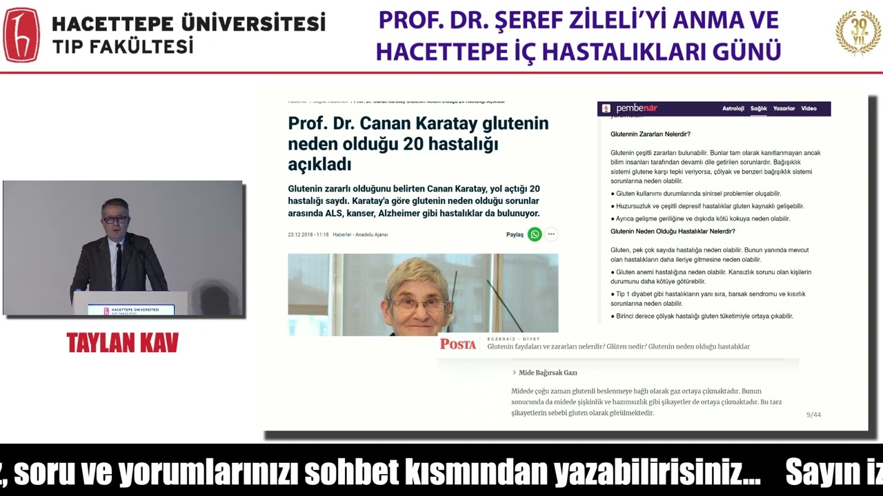 Barsak Sağlığı Nasıl Korunur? GlutenDiyeti Yapalım mı? - Prof. Dr. Taylan Kav