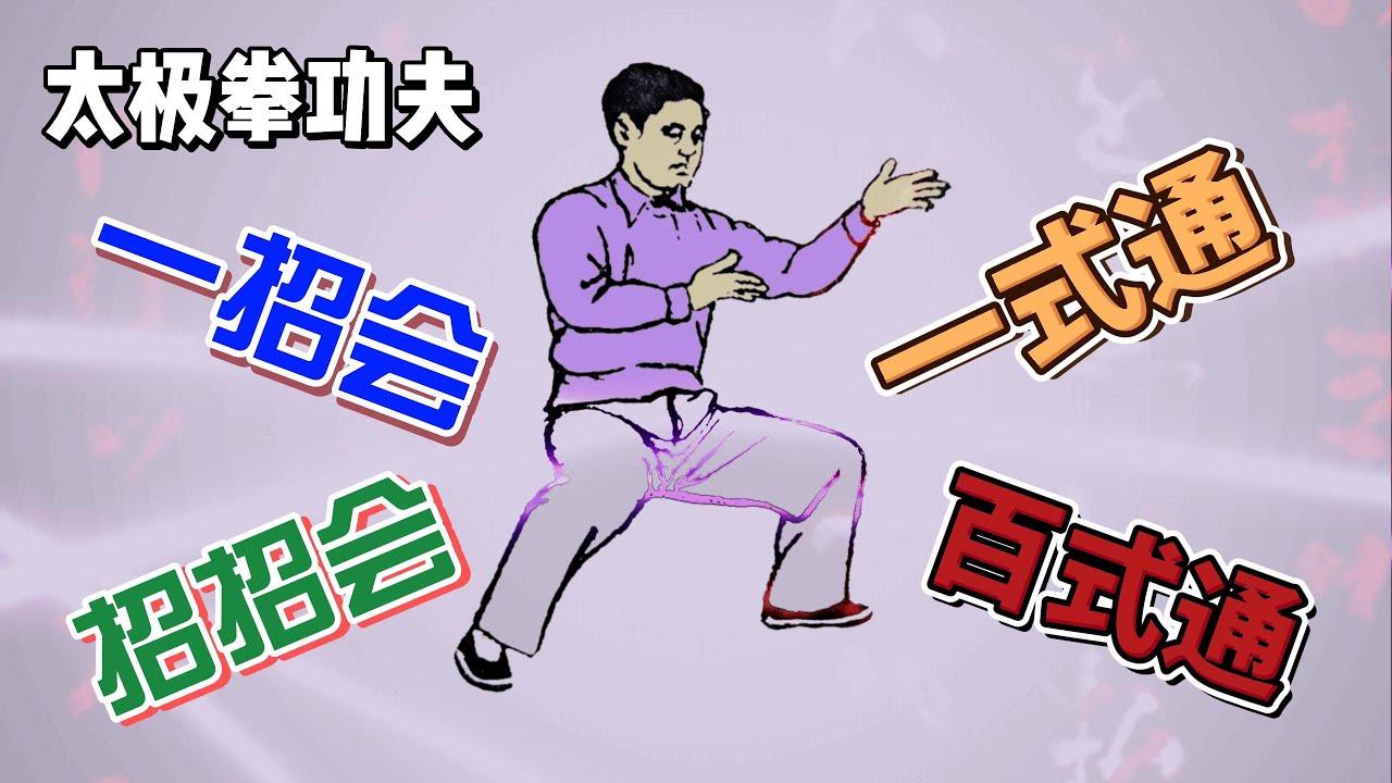 [太极拳] 太极拳 一式通 百式通 Taijiquan one-style mastery hundred-style mastery