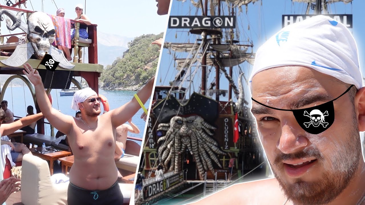 Gafi ne Anijen e Pirateve duke shetitur neper Detin e Turqise!!! - VLOG & PARTY -