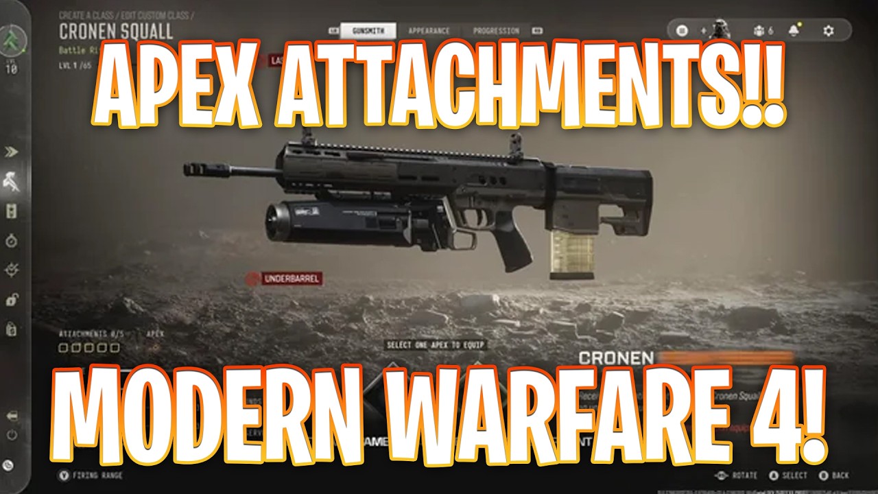 new APEX ATTACHMENTS in MW4 are SICK!