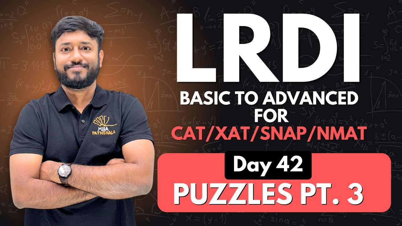 LRDI Practice Day 42 | Complete CAT 2025 LRDI Course | Basic to Advanced for XAT/SNAP/NMAT
