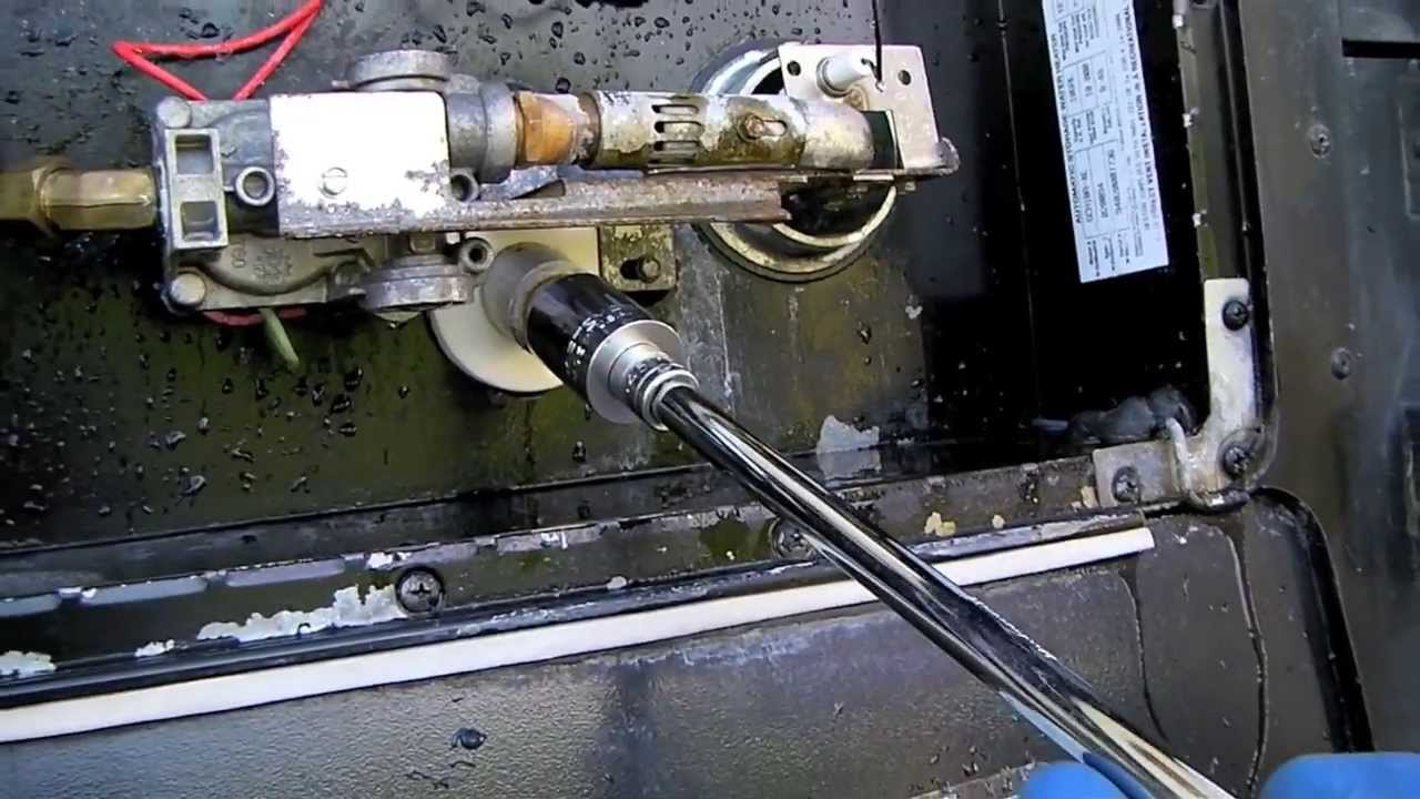 Как промыть и почистить водонагреватель Atwood RV