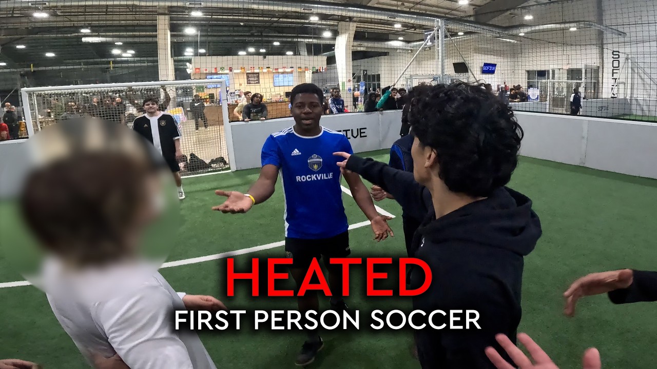 INDOOR SOCCER GETS HEATED!| First Person Indoor Football