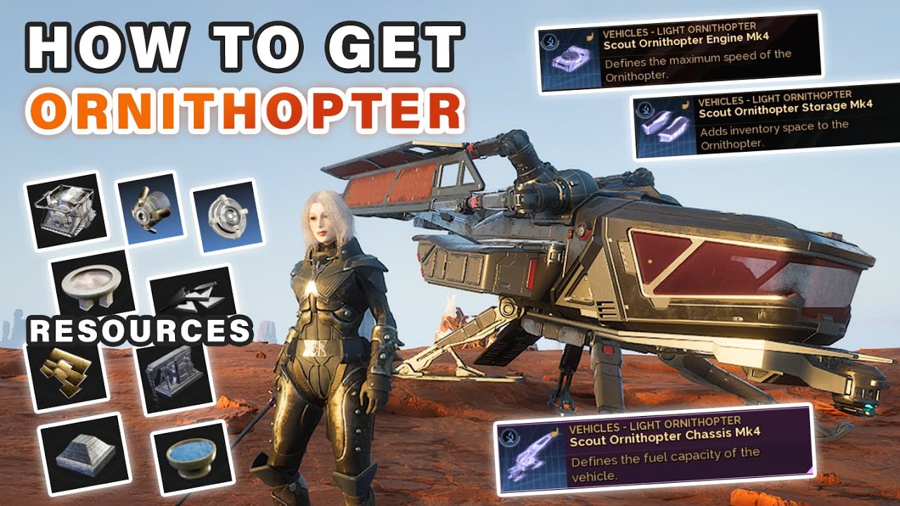 How to get your First Ornithopter | Complete Guide ► Dune: Awakening