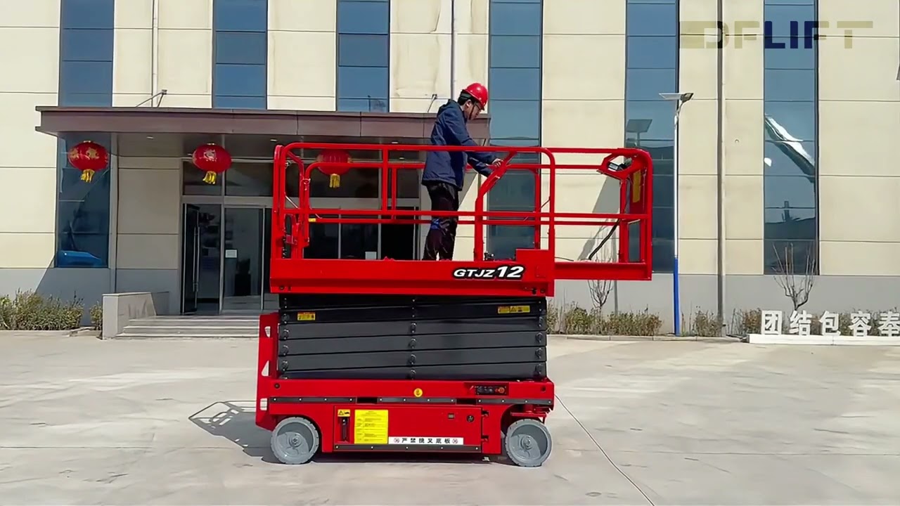 Factory On-Site Showcase: Operation Manual for Self-Propelled Scissor Lift#platform #scissorlift
