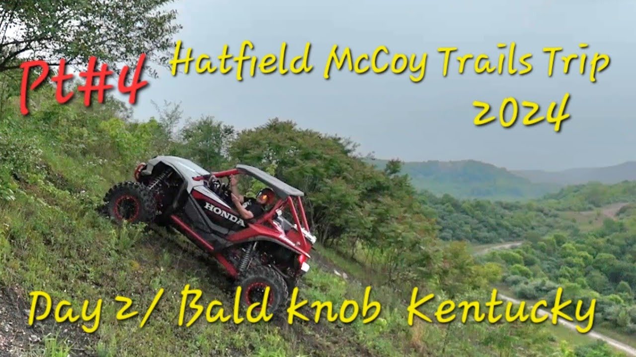 Pt 4/Hatfield McCoy Trails Trip 2024/ Bald Knob Kentucky /Honda Talon Has To Get Winched Up !