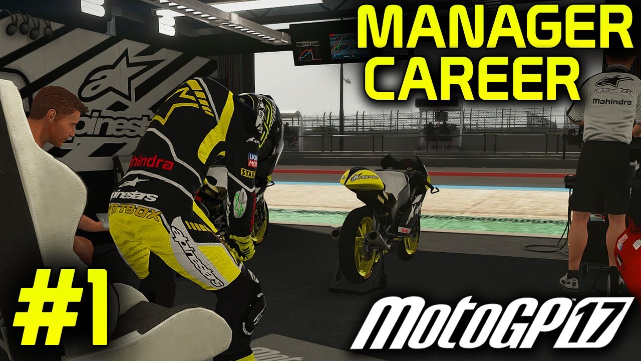 MotoGP 17 Gameplay - Manager Career Mode Part 1 - Bike Customization (PS4 Managerial Mode)