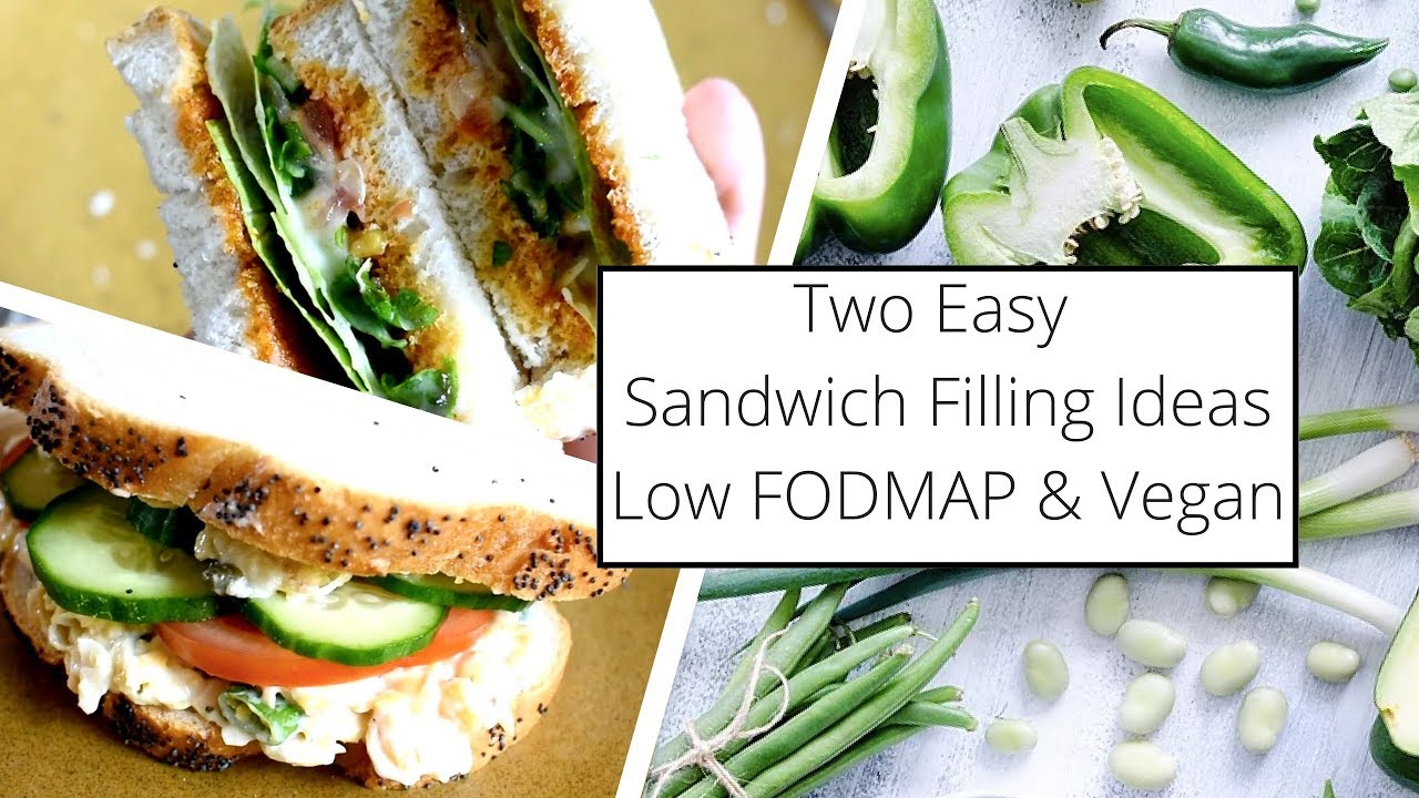 Two Sandwich Filling Ideas For Easy Packed Lunches // Low FODMAP & Vegan