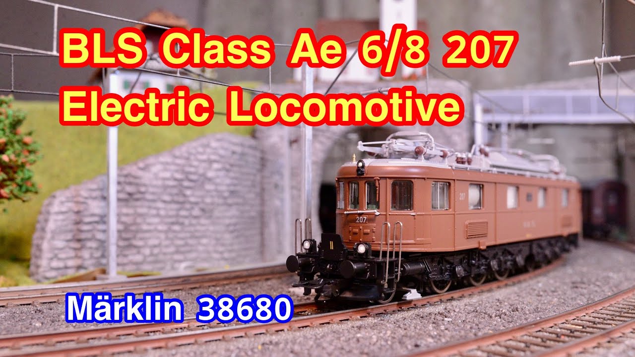 🇨🇭 Bern-Lötschberg-Simplon Railroad (BLS) Class Ae 6/8 Electric Locomotive Märklin Article No. 38680