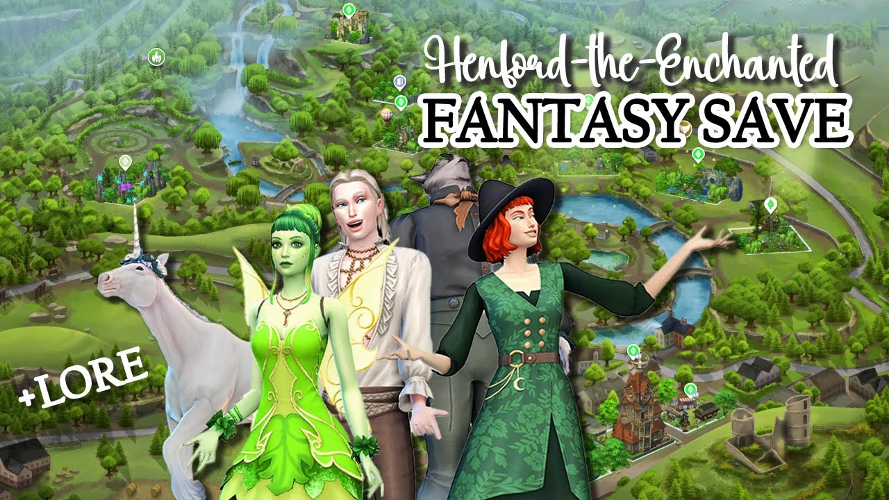 The Sims 4 Fantasy Save You NEED in Your Game | Henford-the-Enchanted