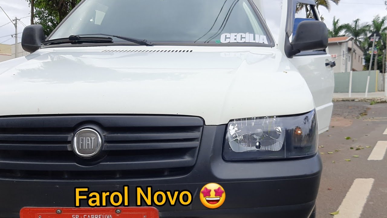 Trocando o Farol da Fiorino/Uno,Máscara Negra 🚐😍