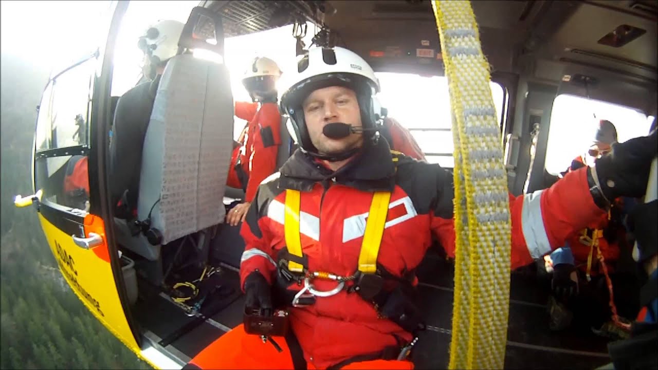 ADAC Luftrettung - Bergwacht Bayern - Windentraining EC145 T2