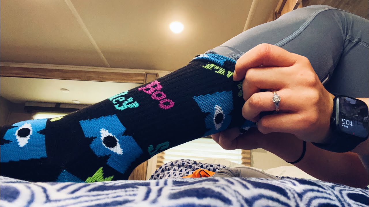Sock Show & Tell | Fabric Sounds ASMR