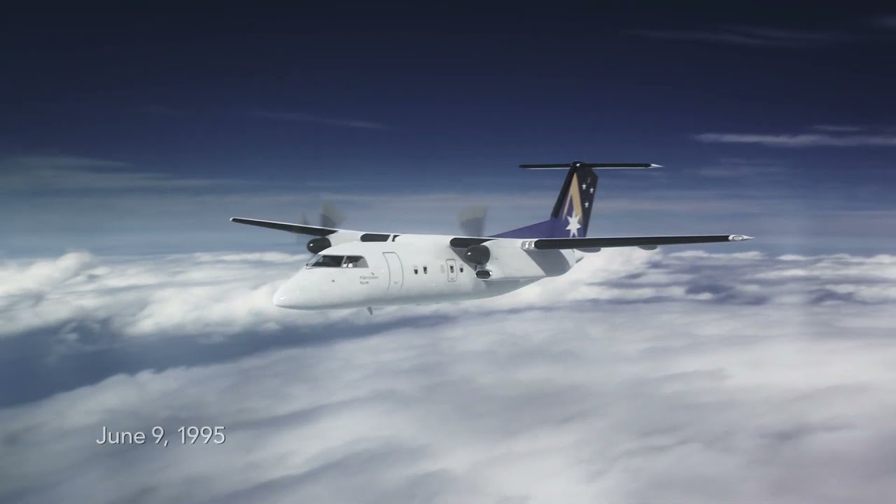 Ansett Flight 703 - Crash Animation (Air Crash)