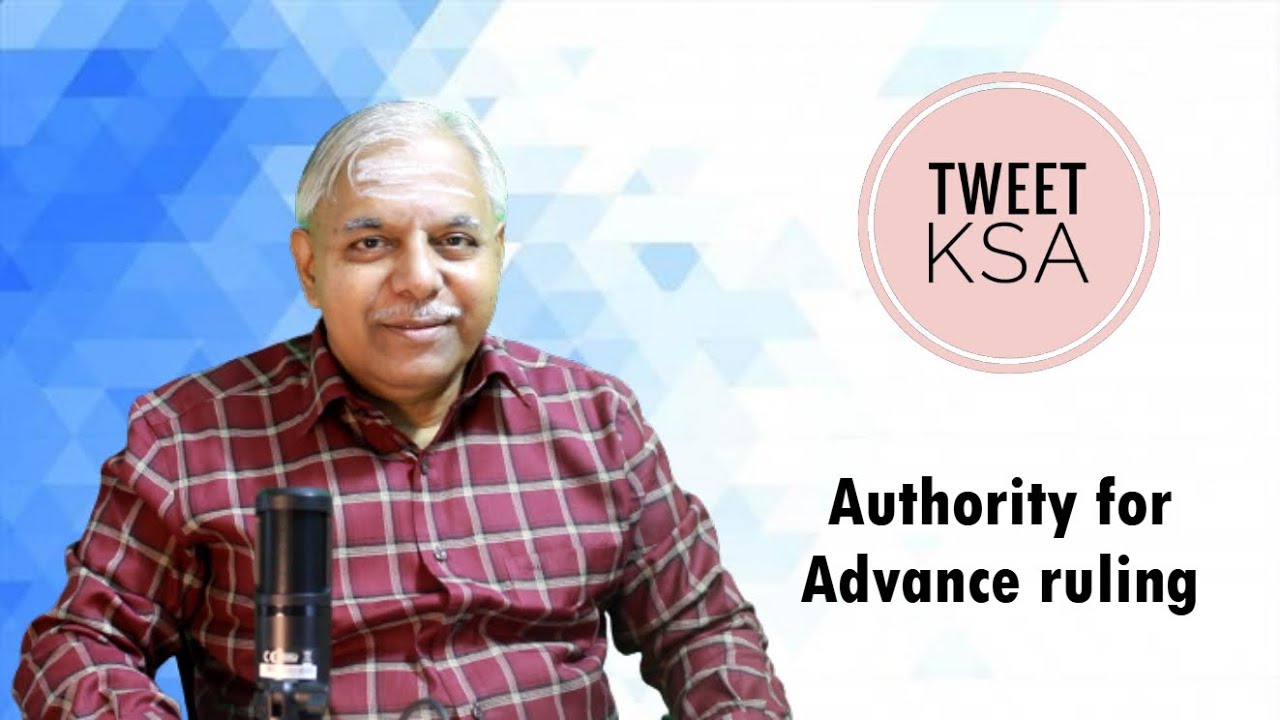 Authority on advance ruling