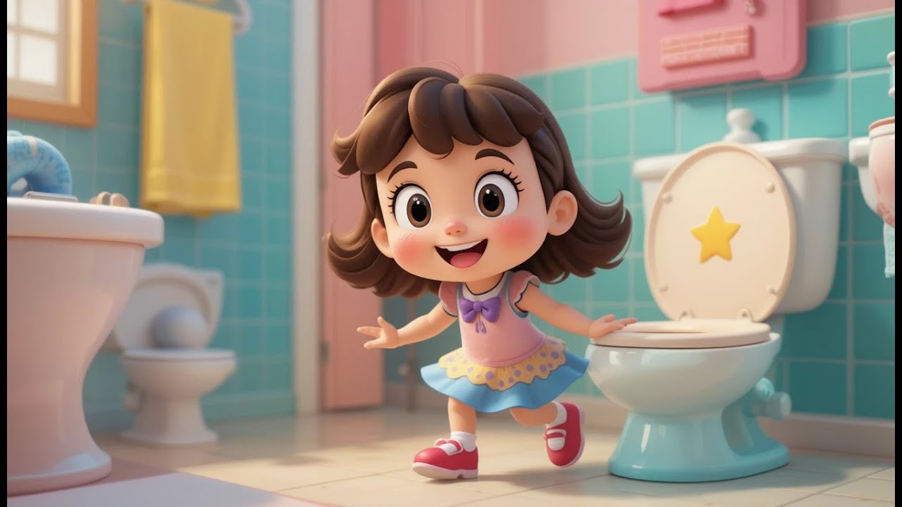 Potty Time with Lucy the Cat | Nursery Rhymes | Kids Learning Songs | Lullaby Landia