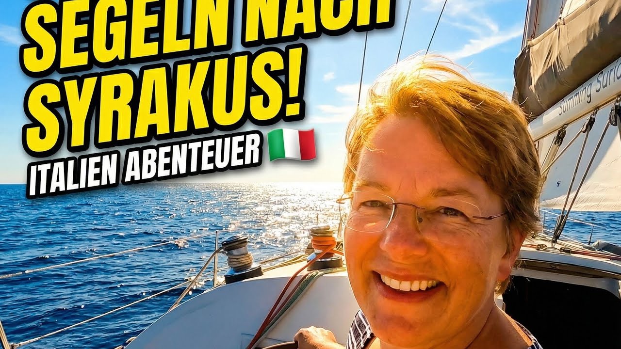 Wir segeln 3 Tage und 3 Nächte nach Syrakus, einer der schönsten Städte auf Sizilien #Langfahrt